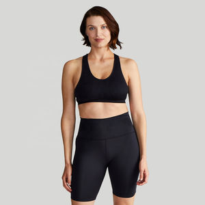 Shorts de Compresión de Cintura Alta para Mujer TurboCore, Transpirables, de Secado Rápido, con Mezcla de Spandex y Nailon de Alto Rendimiento, Personalizables OEM - Product Image 1