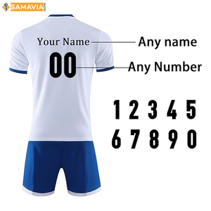 Camiseta de fútbol de equipo personalizado SAMAVIA, uniforme de fútbol para hombres, ropa deportiva transpirable de secado rápido, Kit de Club OEM, impresión por sublimación - Product Image 3