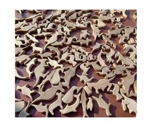 Jouets en bois standard d'international pour les acheteurs internationaux, jouets en bois peints à la main colorés de poisson pour l'usage éducatif - Product Image 5