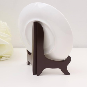 Support de plaque présentoir support de cadre photo promotionnel personnalisé bureau en bois massif prix le plus bas - Product Image 4