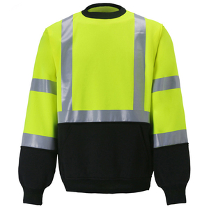 Sweat-shirt de sécurité réfléchissant TriPro Sports TPS-635 haute visibilité, classe 2 ANSI, unisexe adulte, polyester, col rond, pour uniforme - Product Image 1