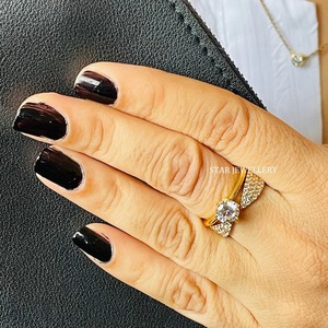 แหวนแต่งงานทองคำแท้ 14K ประดับเพชรธรรมชาติแบบฝังเพชรเต็มวง สไตล์คริสเตียนสุดหรู - Product Image 3