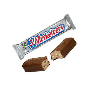 Chocolat noir 3 Mousquetaires Chocolat noir riche avec garniture légère au nougat, 50g - Product Image 1