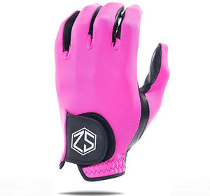 Guantes de golf Cabretta de piel auténtica de alta calidad con logotipo personalizado impreso, diseño transpirable de piel de oveja, alta demanda de Pakistán - Product Image 1