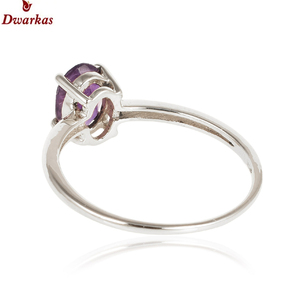 Anillo de plata de ley 925 clásico al por mayor con amatista, suministros para la fabricación de joyas, venta al por mayor, moderno y de alta calidad - Product Image 2