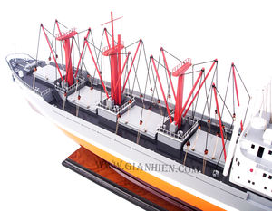 El fabricante de Gia Nhien aprueba el diseño personalizado MOQ bajo SEINE LLOYD BUQUE DE CARGA GENERAL con grúas-Modelo de barco de alta calidad - Product Image 6