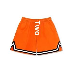 Pantalones Cortos de Baloncesto Personalizados de Lana Peinada, Impresión Digital con Logotipo, Poliéster Transpirable, Ecológico, de Secado Rápido para Hombre - Product Image 3