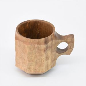 Taza de madera clásica Natura 100% con color de madera natural para bebidas como café, té, bebidas calientes E.t.c utilizado en el hogar Hote - Product Image 2