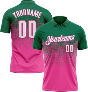 Polo sublimado personalizado 2025 para hombres y mujeres, ropa deportiva transpirable de secado rápido, ropa de proveedor a granel OEM - Product Image 1