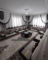 Asientos de piso oriental Sofá étnico Sofá árabe Majlis Sofá de estilo otomano Conjunto árabe Yalsa Asientos de piso oriental de lujo