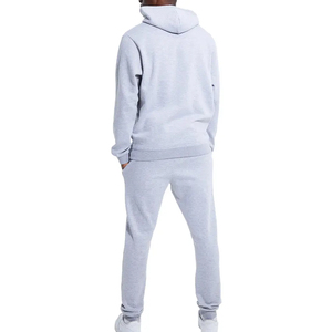 Ensemble de survêtement de sport 2 pièces joggeurs décontractés pour extérieur Sweats à capuche et pantalons de survêtement personnalisés pour garçons Ensembles de vêtements de sport pour hommes - Product Image 3