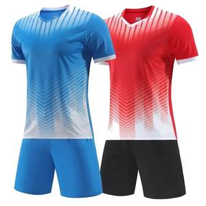 Conjuntos de Fútbol, Uniformes de Voleibol de Manga Corta, Camisetas de Fútbol, Ropa Deportiva, Traje Transpirable con Impresión Personalizada 100% Poliéster - Product Image 2