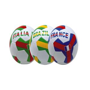ลูกฟุตบอลขนาด5ลูก PU แบบออกแบบได้เองพร้อมโลโก้ใหม่อุปกรณ์ป้องกันสำหรับเล่นในราคาไม่แพง - Product Image 1