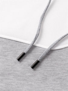 เสื้อฮู้ดดี้ผ้าฟลีซเนื้อนุ่ม สีพรีเมียม สไตล์โมเดิร์นลำลอง สำหรับฤดูหนาว เหมาะสำหรับผู้ชายและผู้หญิง สไตล์อเมริกันและอังกฤษ - Product Image 3