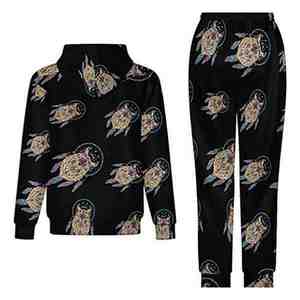 Ensemble de survêtement pour homme avec impression par sublimation, coton de qualité supérieure, tissu molletonné français, respirant, ensemble de jogging 500 GSM - Product Image 3