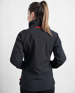 Venta caliente logotipo personalizado negro mujer chaqueta Softshell mangas completas y a prueba de viento Slim Fit últimas mujeres correr chaquetas al aire libre - Product Image 2