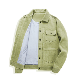 Chaquetas Casuales para Hombre con Logotipo Personalizado, Chaqueta Vaquera de Moda al por Mayor para Hombre - Product Image 5