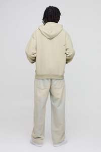 Sweat-shirt à capuche 100% coton polaire léger écologique et respirant Hip Hop pour hommes avec logo personnalisé Nouveau - Product Image 5