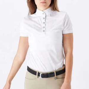 Camisas de Competición Ecuestre Hechas en Fábrica al por Mayor, Camisas de Exhibición Ecuestre, Tops para Mujer, Ropa Ecuestre, Camisas de Manga Larga para Exhibición - Product Image 5