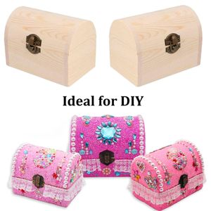 Unique Designs Custom Velvet Mini Travel Jewellery Organizer Storage Brown <b>Wooden</b> Jewelry Box <b>for</b> <b>Rings</b> Earring BY HF <b>CRAFTS</b> - Product Image 2