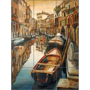 Catégories de produits Jm123 Canal de Venise Art méditerranéen Carrelage de céramique Mural Dosseret Mural - Product Image 1