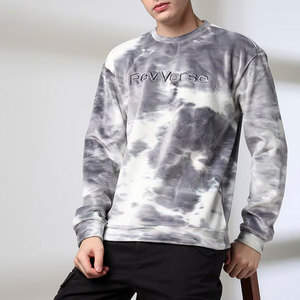 Cozy Winter Borded Layering Men's Pullover Sudadera-Anti-Pilling Poliéster/Algodón Everyday Essential - Product Image 2
