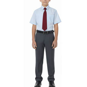 Uniforme scolaire pour garçon, ensemble d'uniforme scolaire confortable avec chemise et pantalon élégants pour une utilisation en classe - Product Image 1
