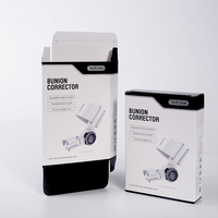 Boîtes d'emballage en carton ondulé noir et blanc, accessoires, emballage de boîtes d'accessoires, emballage personnalisé de boîtes de produits avec logo