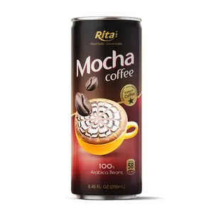 Best Quality Free Sample Free Design Label Modern Factory Manufacturer 250ml Instant Mocha Coffee