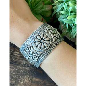 Marcella James Sterling Silver Fashion Cuff Bracelet - Product Image 2
