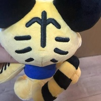 Peluche Tigre Personnalisée, Adorable Poupée Chibi Anthropomorphe en Vert Menthe avec un Haut