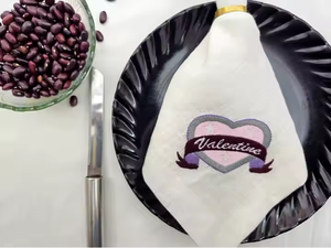 Ensemble de serviettes en lin brodées à la main, écologiques, douces, pour mariage, dîner, chemin de table, couleurs personnalisées, logo pour événements, maison, salle à manger - Product Image 6