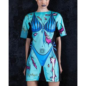 Camisetas personalizadas impresas en 3D para Halloween: Gráficos espeluznantes únicos y detallados, ideales para eventos de Halloween, cosplay y festivos informales - Product Image 3