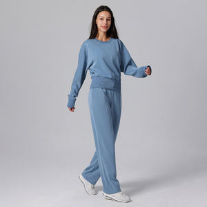 Conjunto de Yoga AL para Mujer al por Mayor, Trajes Deportivos con Sensación de Desnudez, Monos Transpirables de Secado Rápido, Spandex/Nailon, Dos Piezas para Entrenamiento - Product Image 3