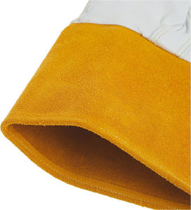 Gants de soudage TIG en cuir de chèvre de qualité supérieure robustes Gants de sécurité résistants à la chaleur en cuir de grain - Product Image 3