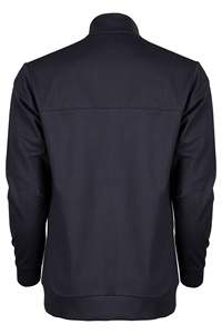 Chaqueta Deportiva para Hombre, Dos Capas de Forro Polar, 20% Lycra, 75% Algodón, 5% Poliéster, 250 GSM, Color Azul Marino - Product Image 2