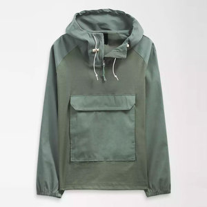 Chaqueta cortavientos informal para deportes al aire libre para hombre, chaqueta cortavientos ligera e impermeable asequible - Product Image 1