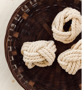 Rondes de serviette de corde, ronds de serviette nautique, porte-serviettes, ronds de serviette neutres, décor nautique - Product Image 3