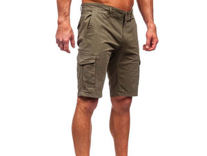 Vente en gros de shorts cargo pour hommes personnalisés log respirant séchage rapide multi-poches shorts cargo décontractés pour hommes avec le meilleur style - Product Image 3