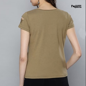 Camiseta lavada con ácido vintage de algodón 100% de peso pesado para hombre, camiseta informal personalizada de manga corta con estampado de gran tamaño, lona de alta calidad - Product Image 4