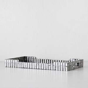 ถาดเสิร์ฟแบบฝังของโรงแรมถาดเสิร์ฟแบบแฮนด์เมดถาดรองกระดูกหรูหราสำหรับใส่ในรอมฎอนอาหารเช้าอาหารผลไม้ชากาแฟ - Product Image 3