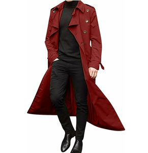 Chaquetas largas con patrón personalizado transpirable 2024 Otoño e Invierno Casual cálido polar manga larga Unisex abrigo largo - Product Image 2