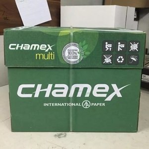 กระดาษซัลไฟต์ CHAMEX | กระดาษถ่ายเอกสารไม้ 100% กระดาษ A4/กระดาษแชม็กซ์/ผู้ผลิตเครื่องถ่ายเอกสาร JK ในฝรั่งเศส กล่องละ 5 รีม - Product Image 2