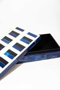 Boîtes à mouchoirs personnalisables en incrustation d'os gris Bijoux décoratifs faits à la main et emballage de cadeaux au meilleur prix - Product Image 6