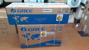 Climatiseur split Gree à haute efficacité, système inverter, refroidissement et chauffage durables, économie d'énergie, unité silencieuse, haute efficacité Gree. - Product Image 4