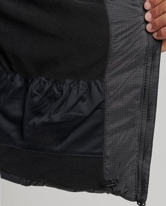 แจ็กเก็ตขนเป็ดแบบตั้งอุ่นสำหรับผู้ใหญ่สีทึบบางลำลองกันน้ำเสื้อนอกด้านหน้ามีฮู้ดบริการ OEM - Product Image 4