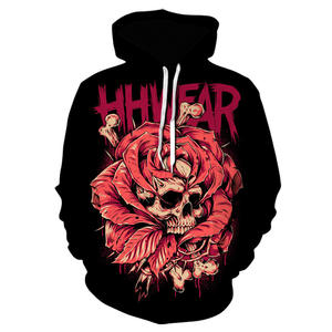 เสื้อฮู้ดผู้ชายทรงสตรีทไซส์ใหญ่พิเศษดีไซน์ไม่เหมือนใคร - Product Image 3