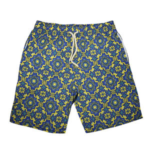 Shorts de Baño Personalizados para Hombre, Impresión Digital Sólida, Transpirables, Ecológicos, Cómodos, Cintura Alta con Cordón Ajustable, 100% Algodón - Product Image 1