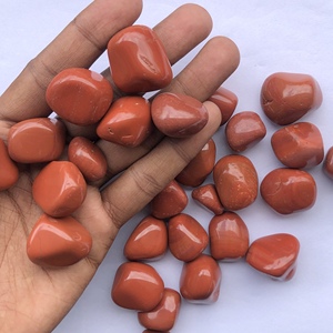 Piedra de jaspe rojo Natural de 10mm y 20mm, tamaño libre, pepitas caídas pulidas sin perforar, piedras preciosas al por mayor, precio de fábrica, proveedor en línea - Product Image 1