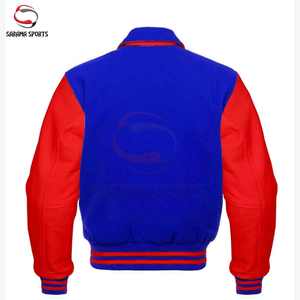 Chaqueta Varsity Casual Vintage Personalizada para Hombre, Estilo Hip Hop, Temporada de Invierno, Parches Bordados en Chenilla, Material de Lana, Bordado en Chenilla - Product Image 1